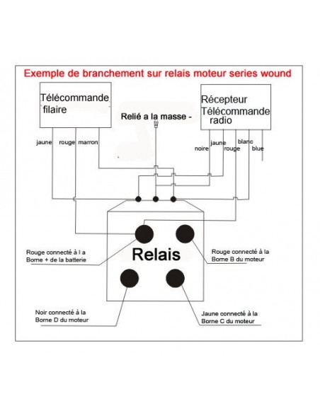 Relais Warrior 12v pour treuil 4x4 600 AMP