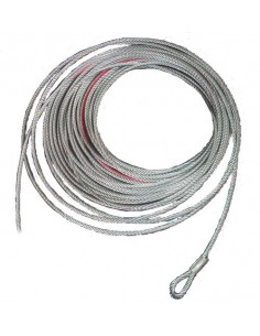 Cable acier pour treuil 6000kg 20m