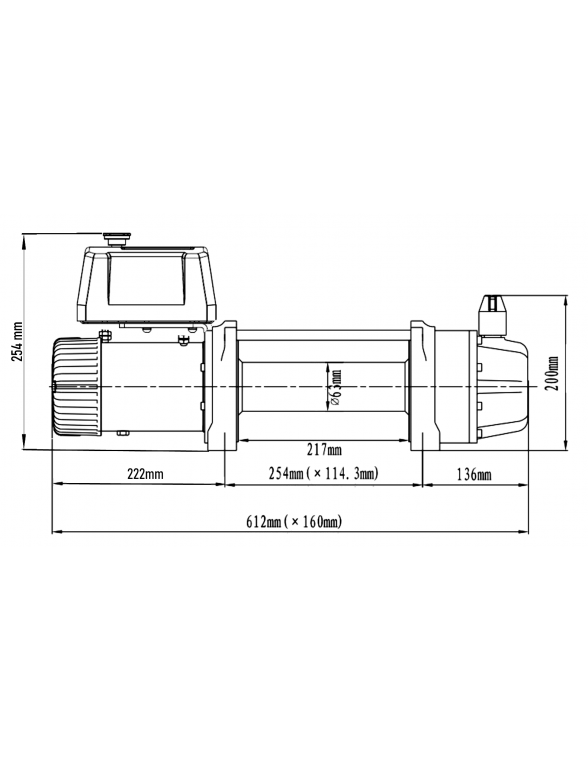 Treuil Electrique Runva 5670Kg radiocommande
