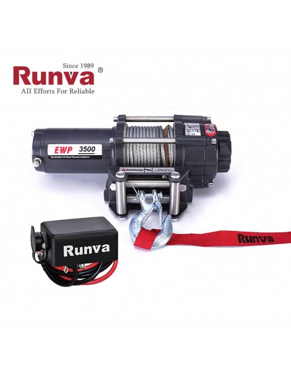 Treuil Electrique Runva1588 kg 24 volts