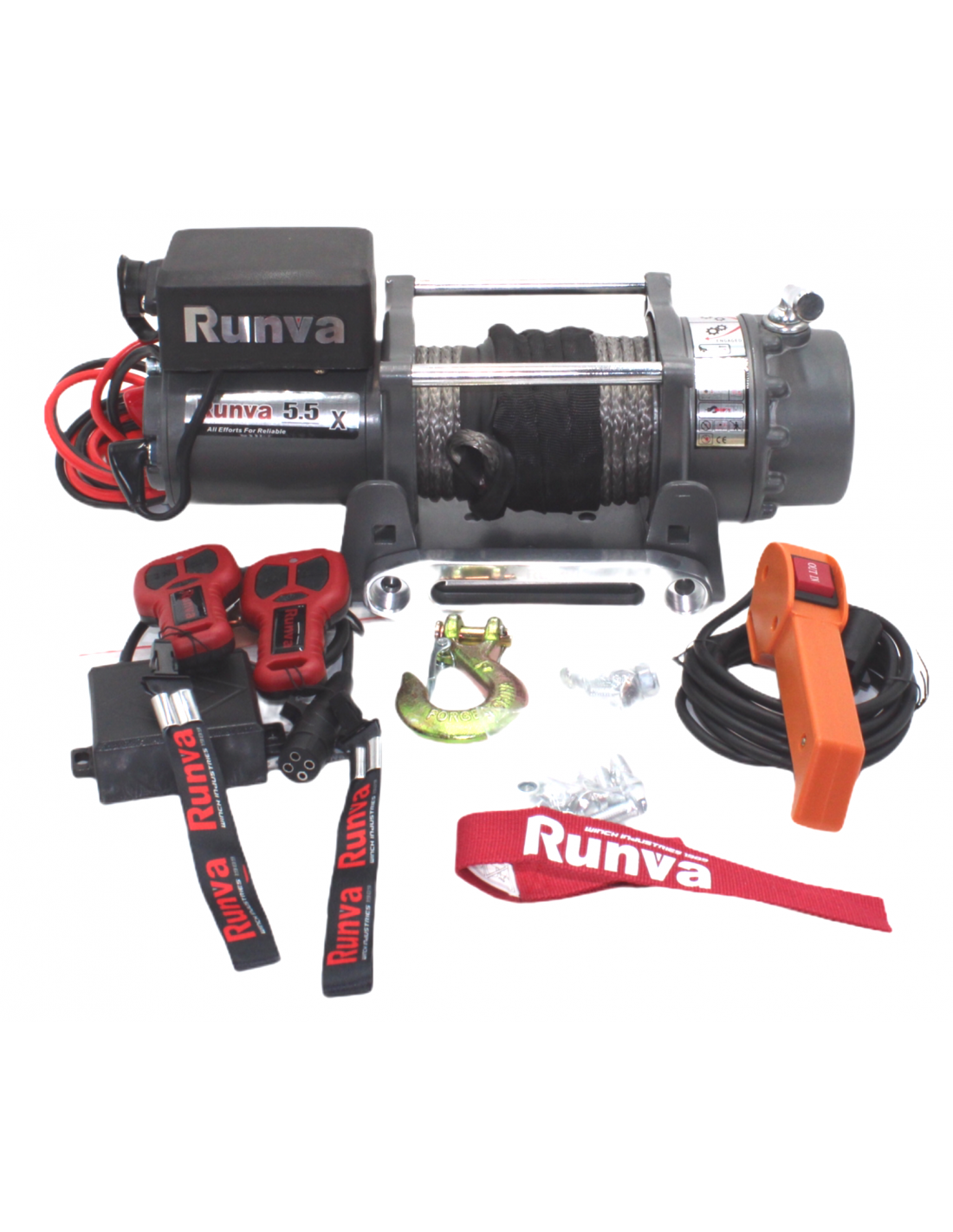 Treuil électrique Runva 12V 9500lb nouvel ensemble de récupération et  remorquage hors route