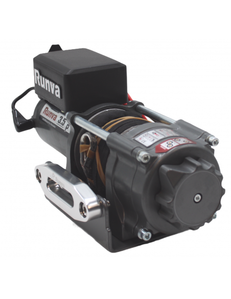 Treuil Electrique Runva 1588 kg 12v corde synthétique