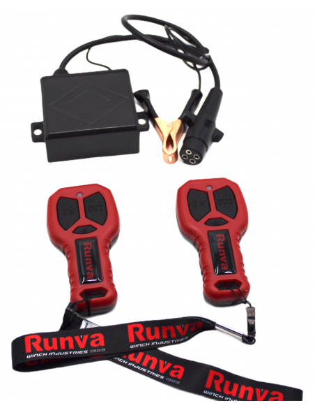 Treuil Electrique Runva 1588 kg 12v corde synthétique