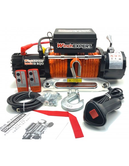Treuil Electrique WinchExpert 6136 Kg 12v corde et telecommande