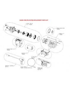 Moteur Electique treuil 12V Warn 3700 ref 78988 2