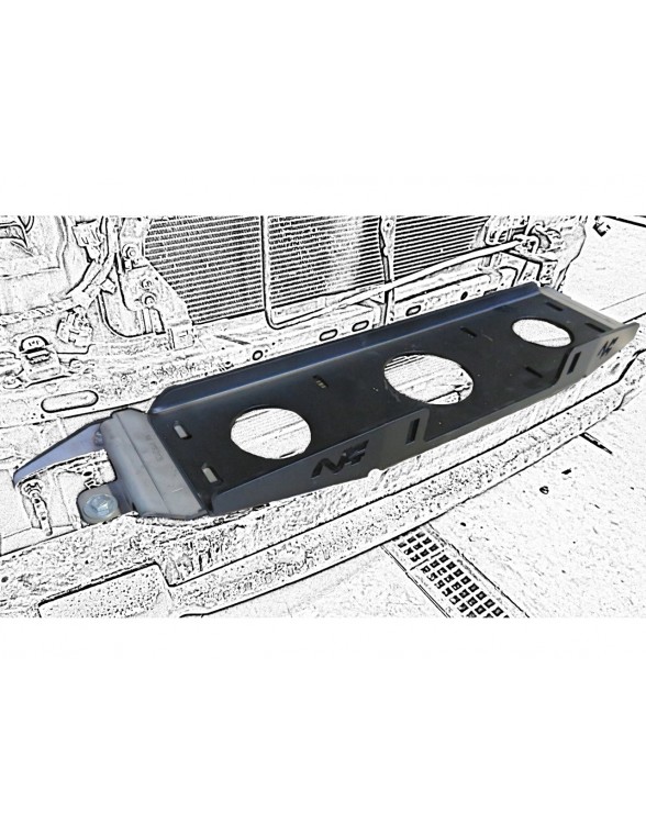Platine de Montage Treuil  dans le parchoc d'origine Toyota KDJ120 KDJ125
