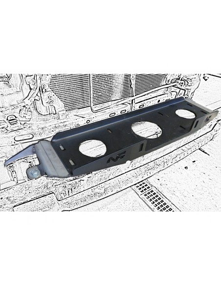 Platine de Montage Treuil  dans le parchoc d'origine Toyota KDJ120 KDJ125
