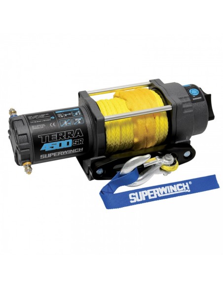 Treuil Electrique Superwinch TERRA II 45SR 12V 2041 Kg corde synthétique Treuil Electrique Superwinch TERRA II 45SR 12V 2041 Kg corde synthétique