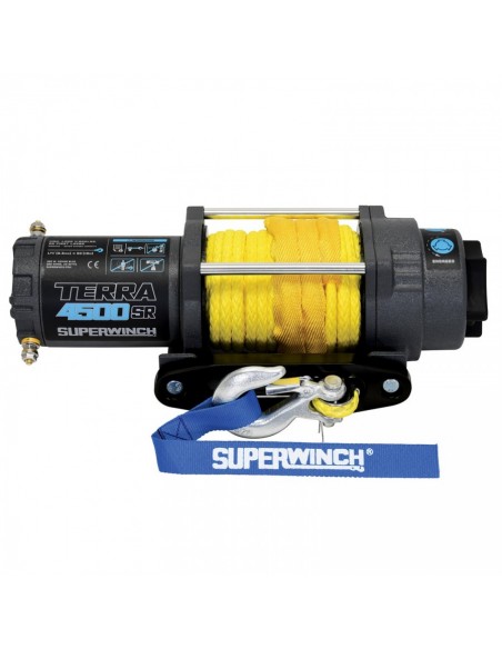 Treuil Electrique Superwinch TERRA II 45SR 12V 2041 Kg corde synthétique