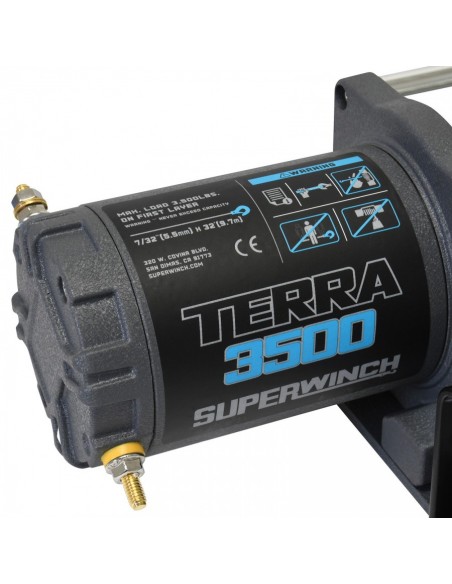 Treuil Electrique Superwinch TERRA II 35 1588 Kg 12V