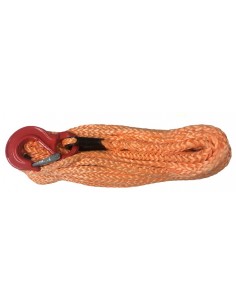 Corde synthétique pour treuil diam. 14mm long.40m avec crochet