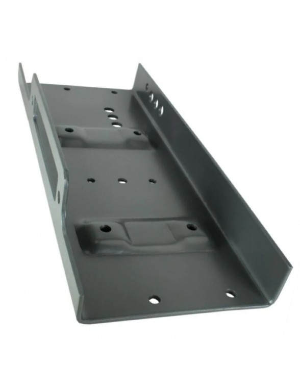 Platine de montage Treuil long 600 entraxes fixations 254