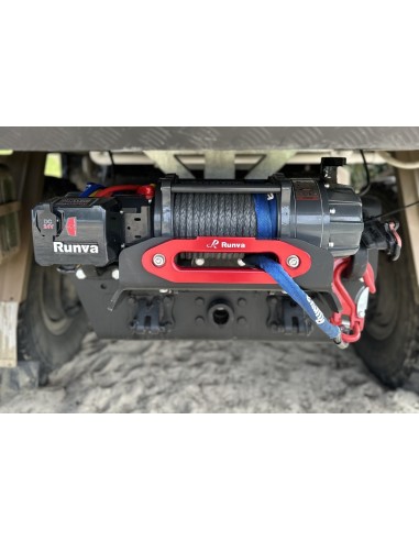 Treuil Electrique Runva 9070kg 24Volts corde synthétique