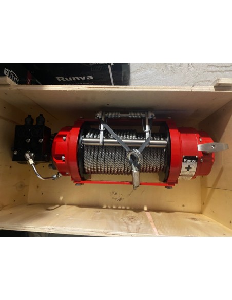 Treuil Hydraulique Industriel Runva 4536kg  Treuil Hydraulique Industriel Runva 4536kg