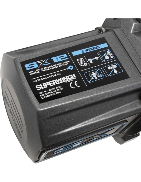 Treuil Electrique Superwinch SX12 5443KG 12v corde synthétique
