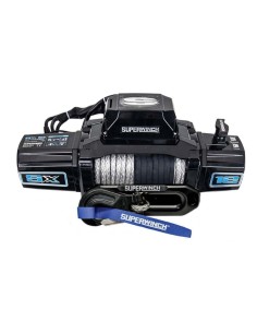 Treuil Electrique Superwinch SX12SR noir 5443KG 12v corde synthétique