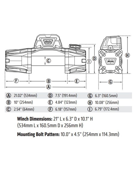 WARN VR EVO 10 4500kg 24v radio commande