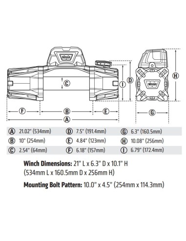 WARN VR EVO 12 5443kg 24v radio commande