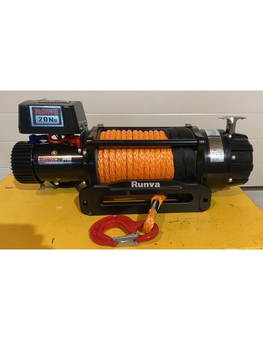 Treuil Electrique Runva 9070kg 24Volts 30m corde synthétique