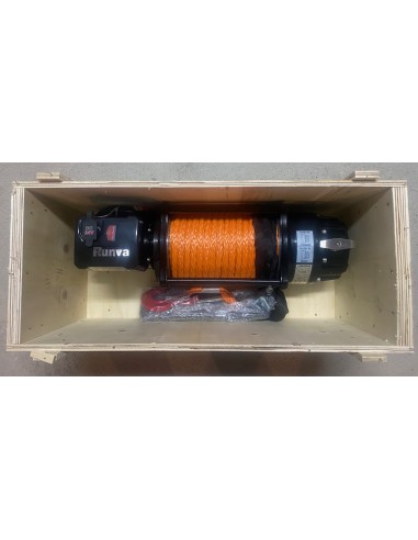 Treuil Electrique Runva 9070kg 24Volts 30m corde synthétique