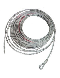 Cable acier pour treuil 9000kg 12mm x 26m