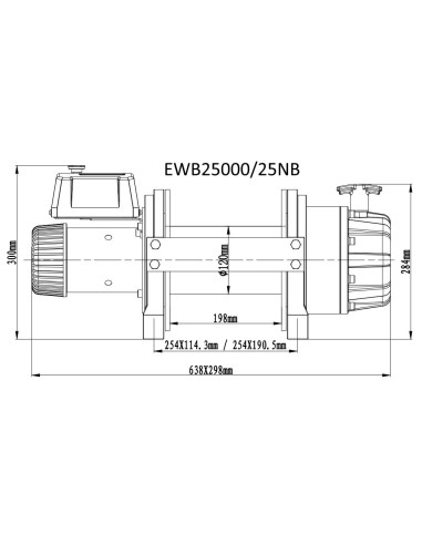 Treuil Electrique Runva 11340kg 24v