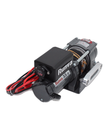 Treuil Electrique Runva 1588 kg 12v corde synthétique