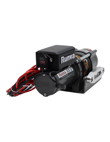 Treuil Electrique Runva 1588 kg 12v corde synthétique