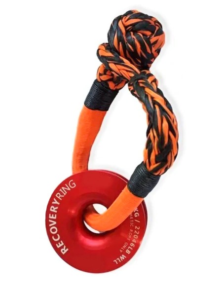 Ring manille souple + poulie pour corde diam 10mm