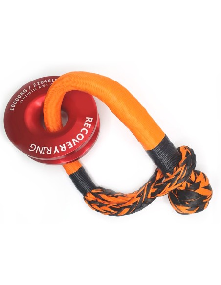 Ring manille souple + poulie pour corde diam 10mm