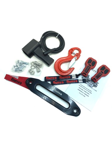 Treuil Electrique Runva 5670Kg corde rouge et telecommande