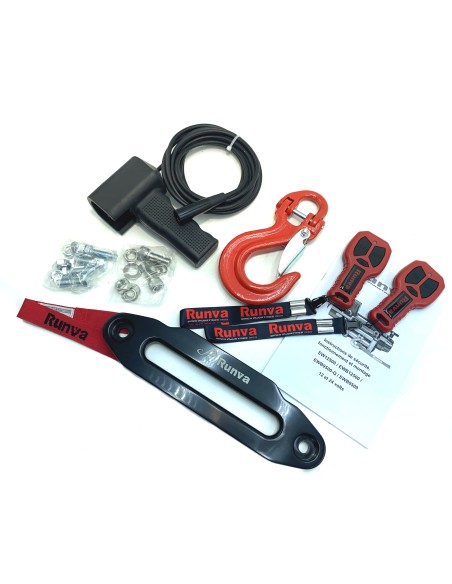 Treuil Electrique Runva 5670Kg corde rouge et telecommande