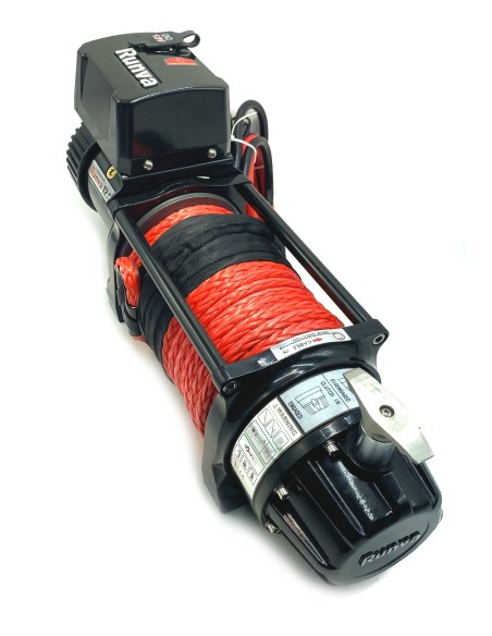 Treuil Electrique Runva 5670Kg corde rouge et telecommande