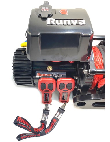Treuil Electrique Runva 5670Kg corde rouge et telecommande