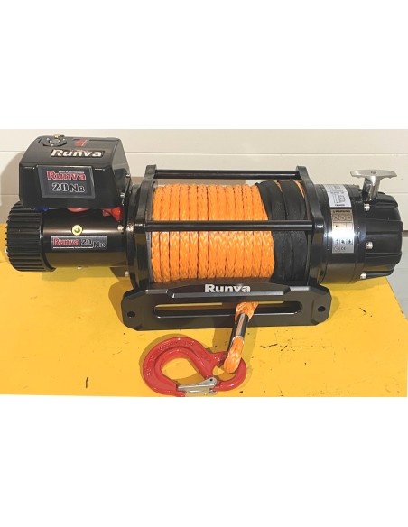 Treuil Electrique Runva 9070kg 24Volts 30m corde synthétique