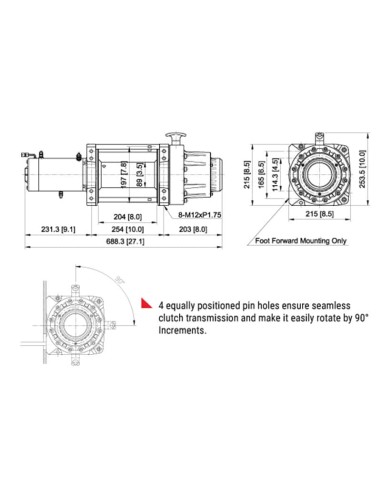 TREUIL COMEUP SEAL 20 RS 9070kg 12V