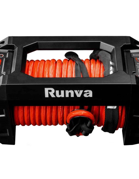 Treuil Electrique Runva 5900Kg corde rouge et telecommande