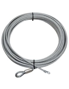 Cable acier pour treuil 5440kg 9.5mm x 26m