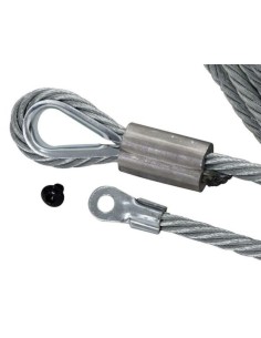 Cable acier pour treuil 5440kg 9.5mm x 26m 2