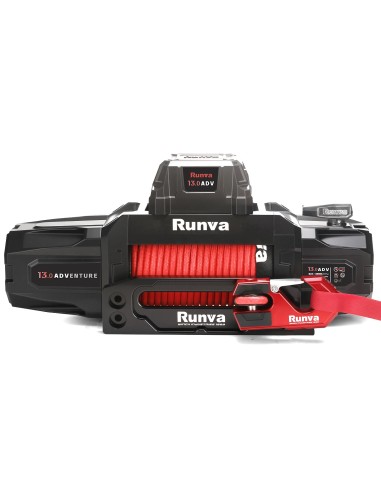 Treuil Electrique Runva 5900Kg corde rouge et telecommande