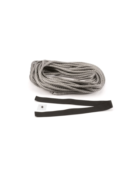 Corde synthétique grise pour treuil Warn Axon diam. 6.35mm x 15.2m 