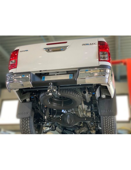 Attelage carré 2" homologué Toyota Hilux Revo