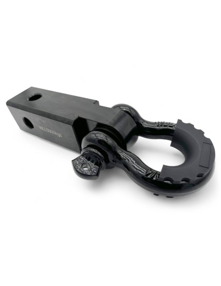 Barre attelage remorquage 50mm acier avec manille de traction 4.7T -