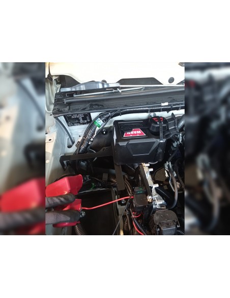 Kit support boitier relais treuil dans compartiment moteur Jimny 2018+