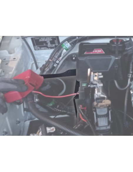 Kit support boitier relais treuil dans compartiment moteur Jimny 2018+