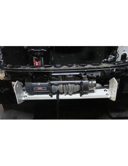 Support de treuil optionnelle pour pare-chocs acier