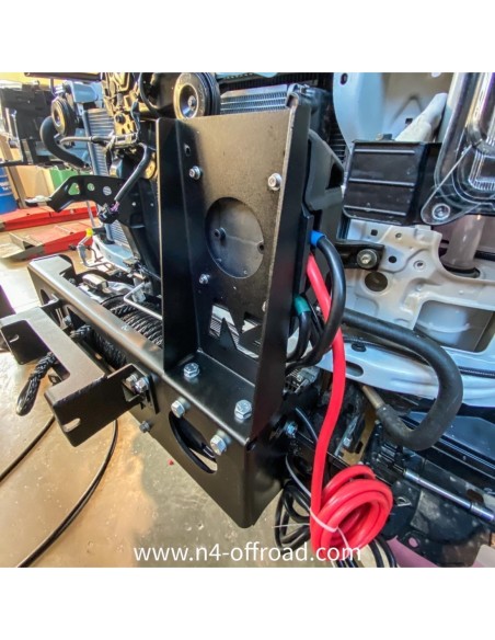 Support de treuil intégrée au pare-chocs d'origine pour Toyota Hilux R