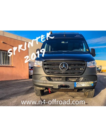 Support treuil intégrée pare-chocs Sprinter W906 W907 double ventilate