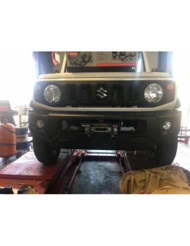 Support de treuil intégrée au pare-chocs...