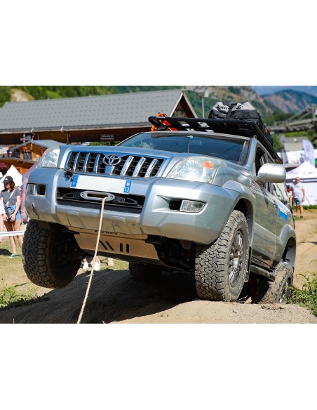 Support de treuil intégrée au pare-chocs d'origine pour Toyota KDJ120